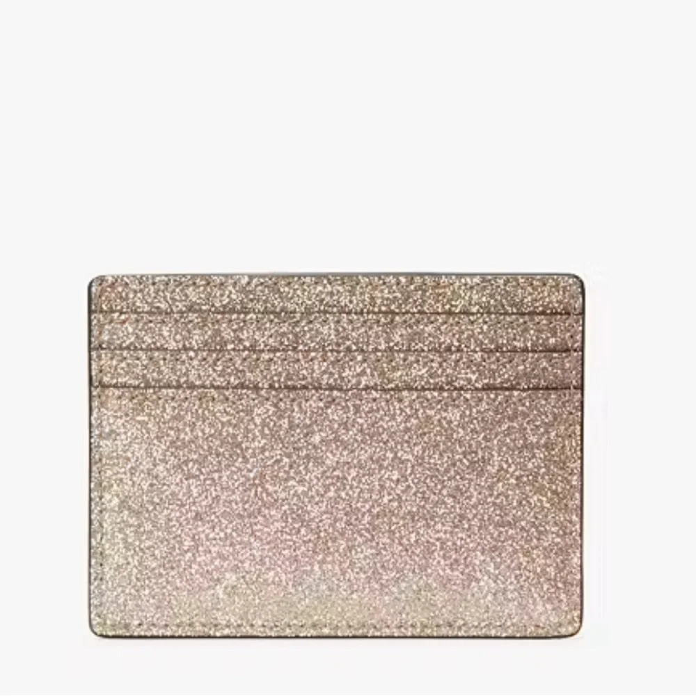 Kate Spade Glimmer Small Slim Card Gold